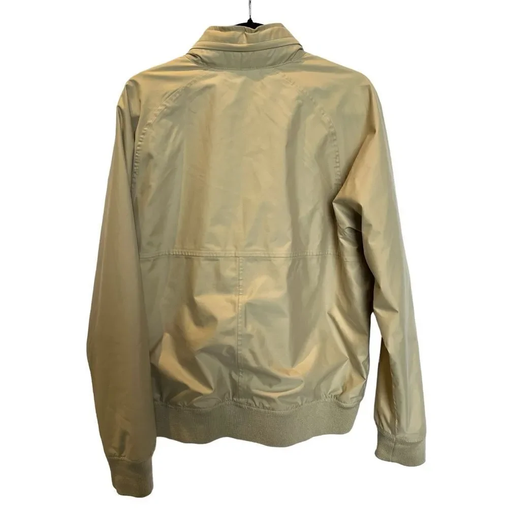 Lands' End Men's Jacket Full Zip Light Tan Size Medium(38-40)